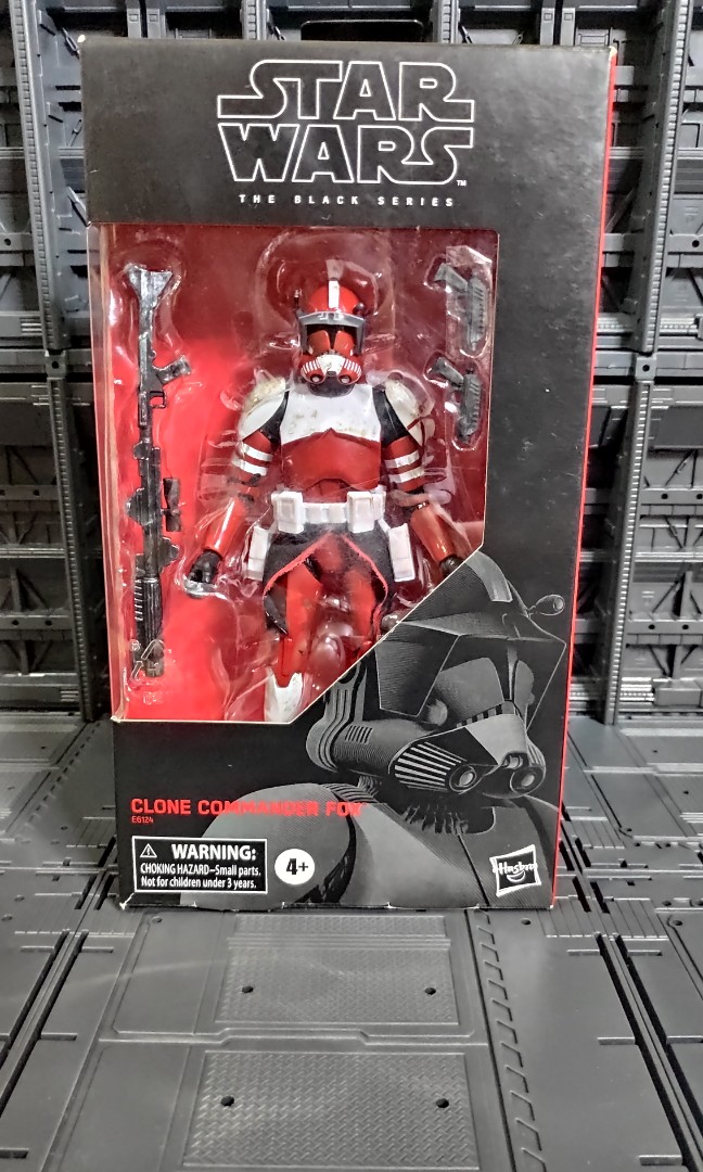 CLONE COMMANDER FOX Star Wars Black Series 6 inch Game Stop