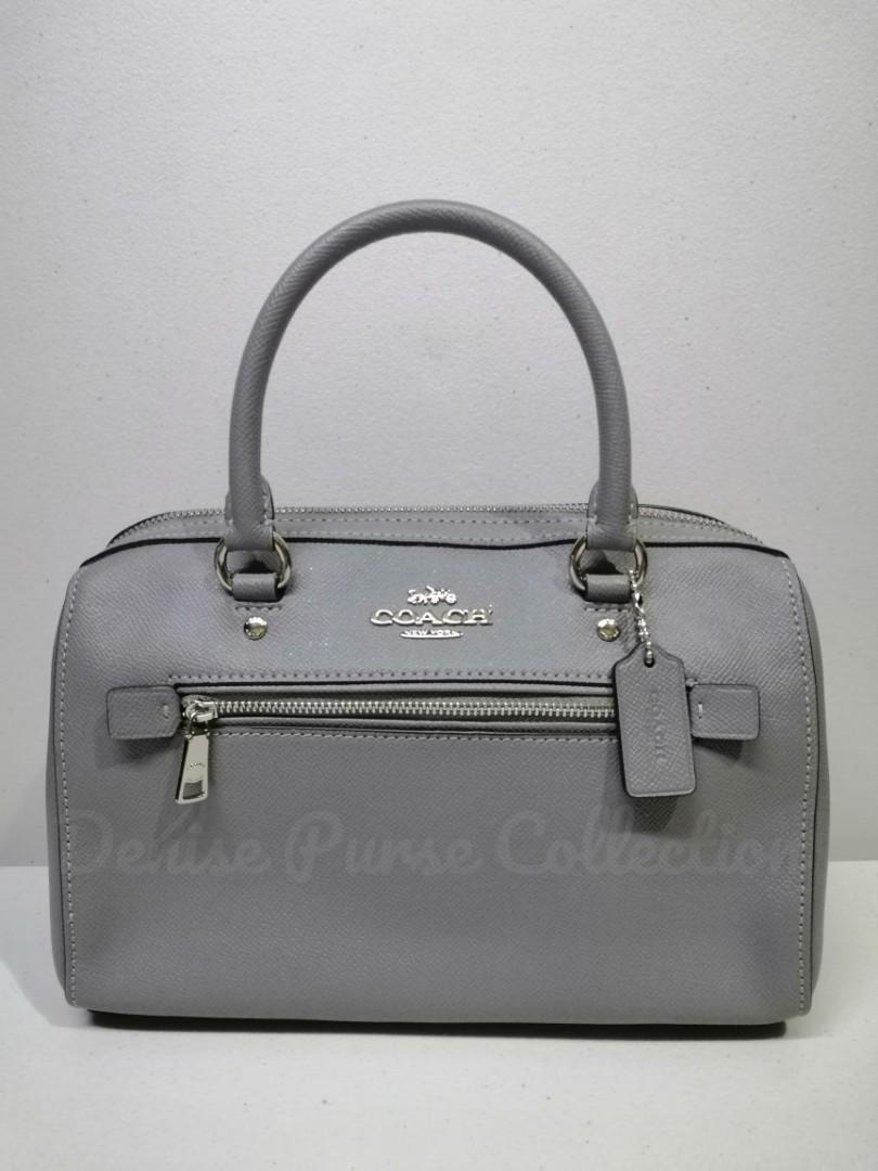 gray coach satchel