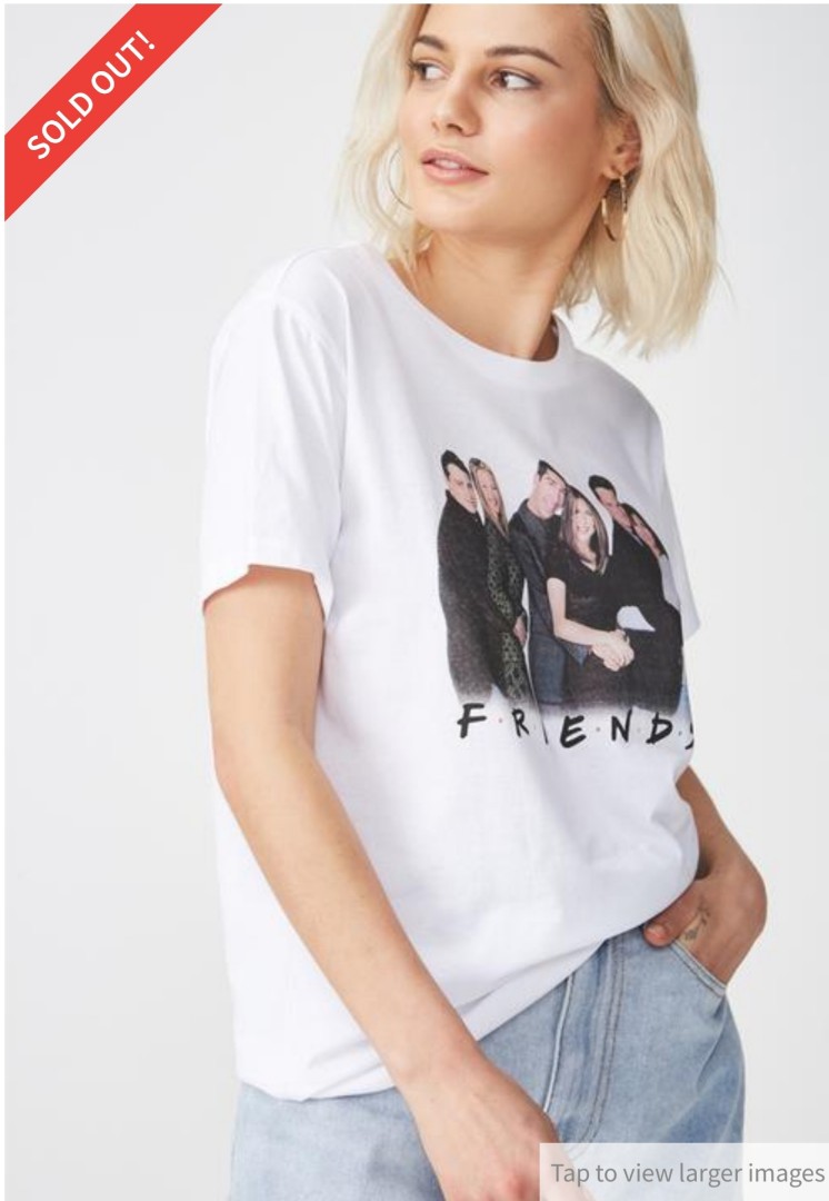 friends t shirt cotton on