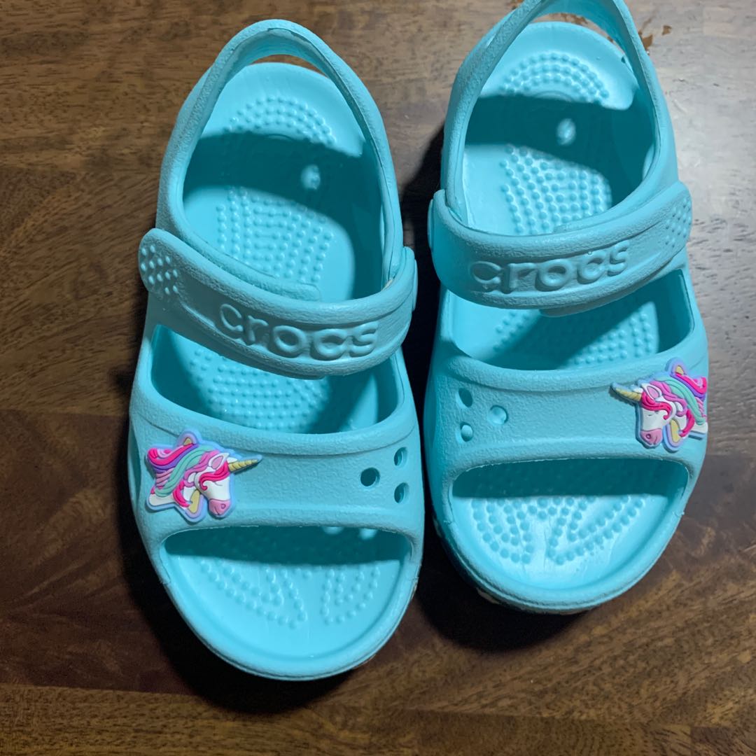 Crocs unicorn charm sandal deals