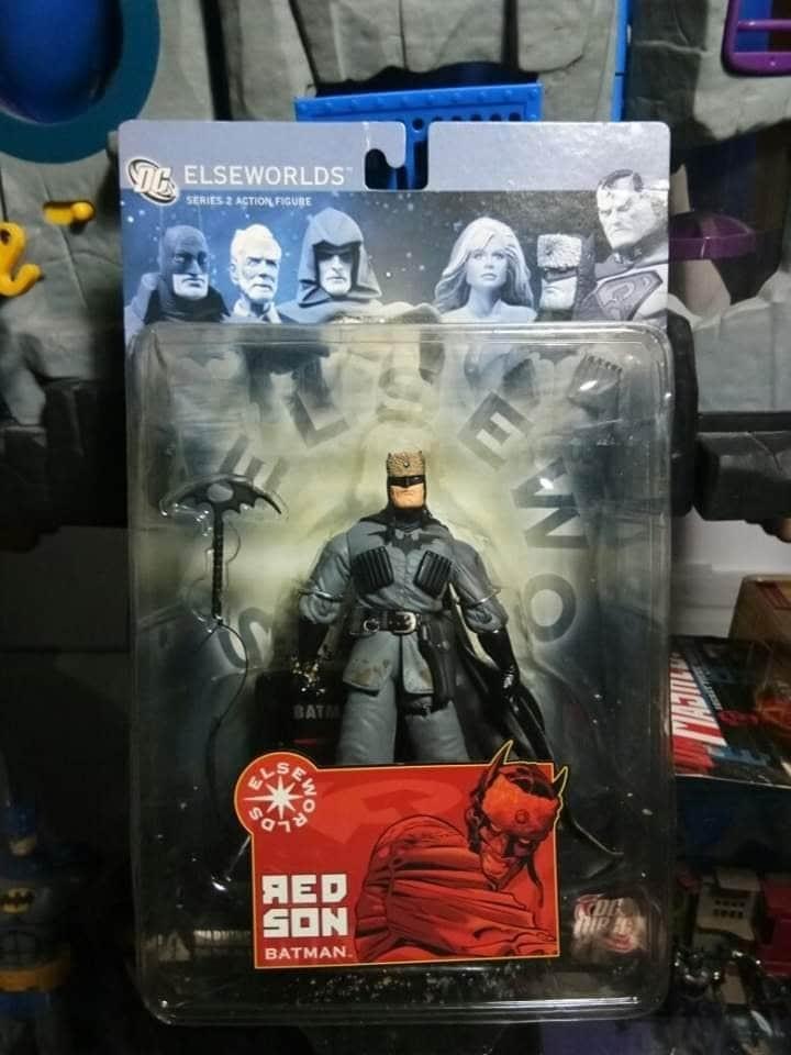 red son batman figure