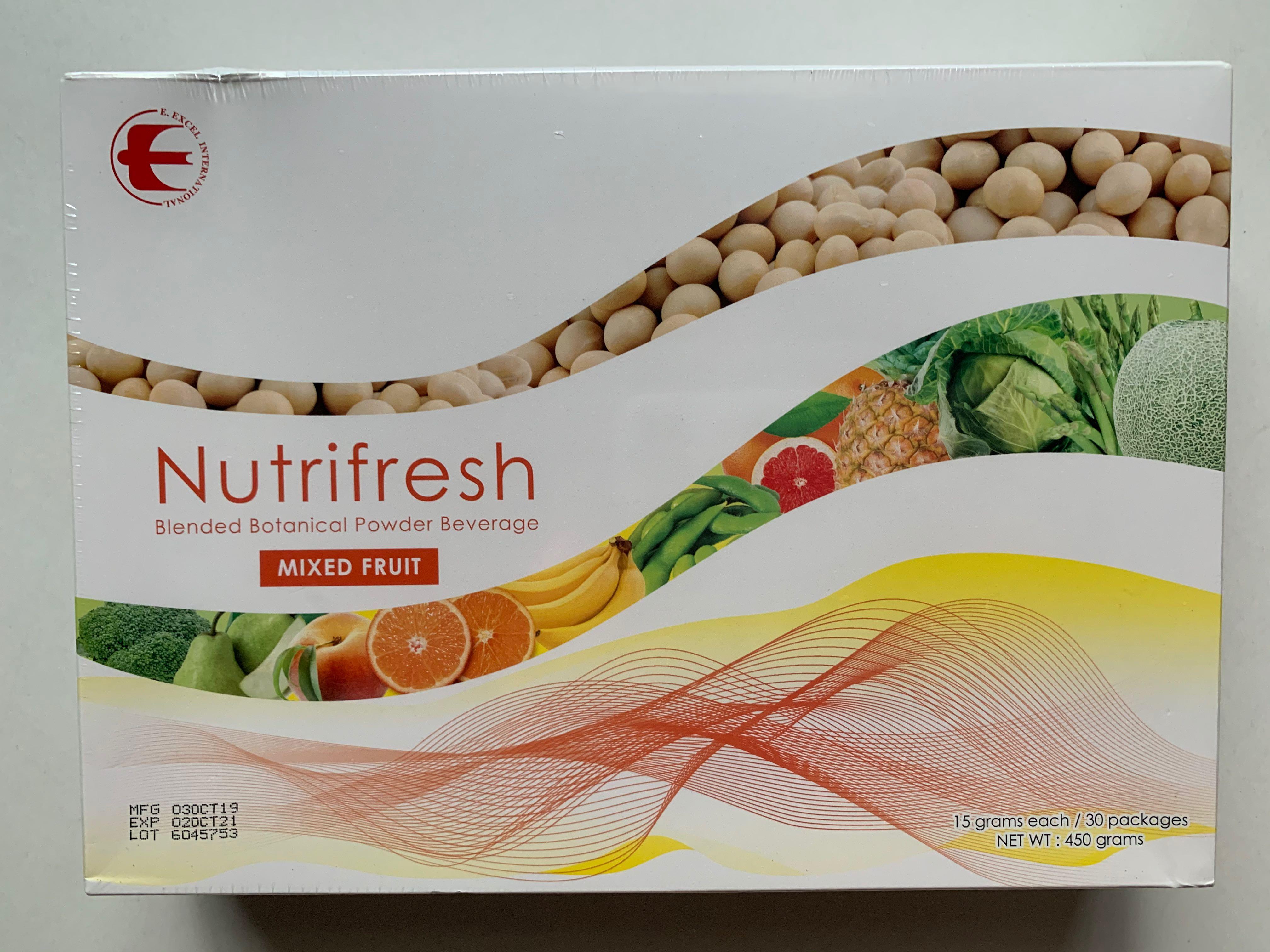 E.Excel Nutrifresh mixed fruit blended powder beverage , Food & Drinks