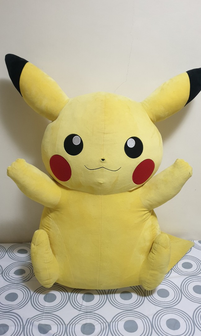 Pikachu stuffed online animal large