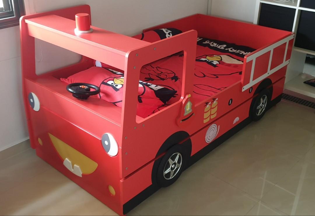 fire truck twin bed frame