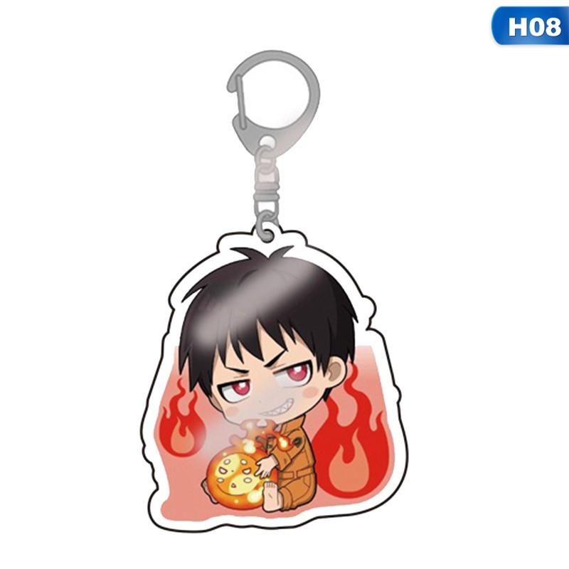Fire Force Anime keychains, Hobbies & Toys, Memorabilia & Collectibles