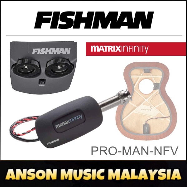 Fishman Matrix Infinity VT Pickup & Preamp System, Narrow Format (PRO