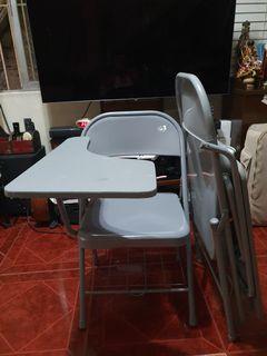 Foldable school chairnwith desk (2 pcs)
