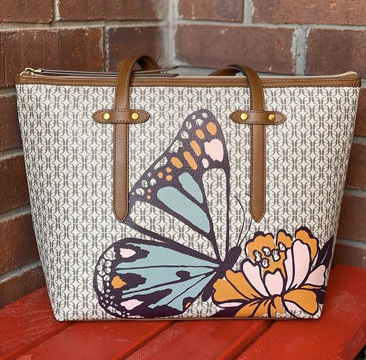 Fossil butterfly bag store