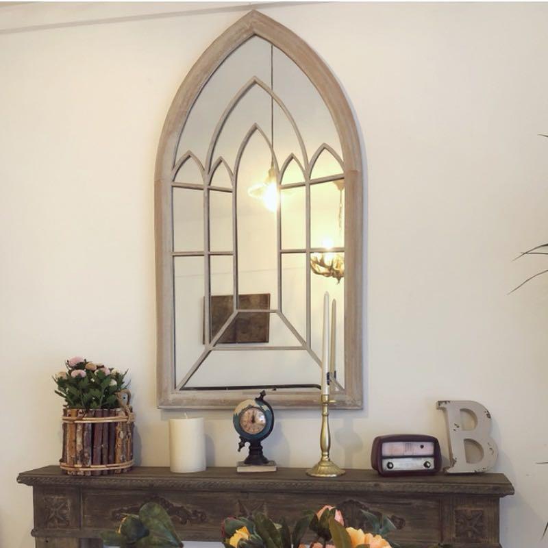French Styled Wooden Mirror Bella Furniture Home Decor Others