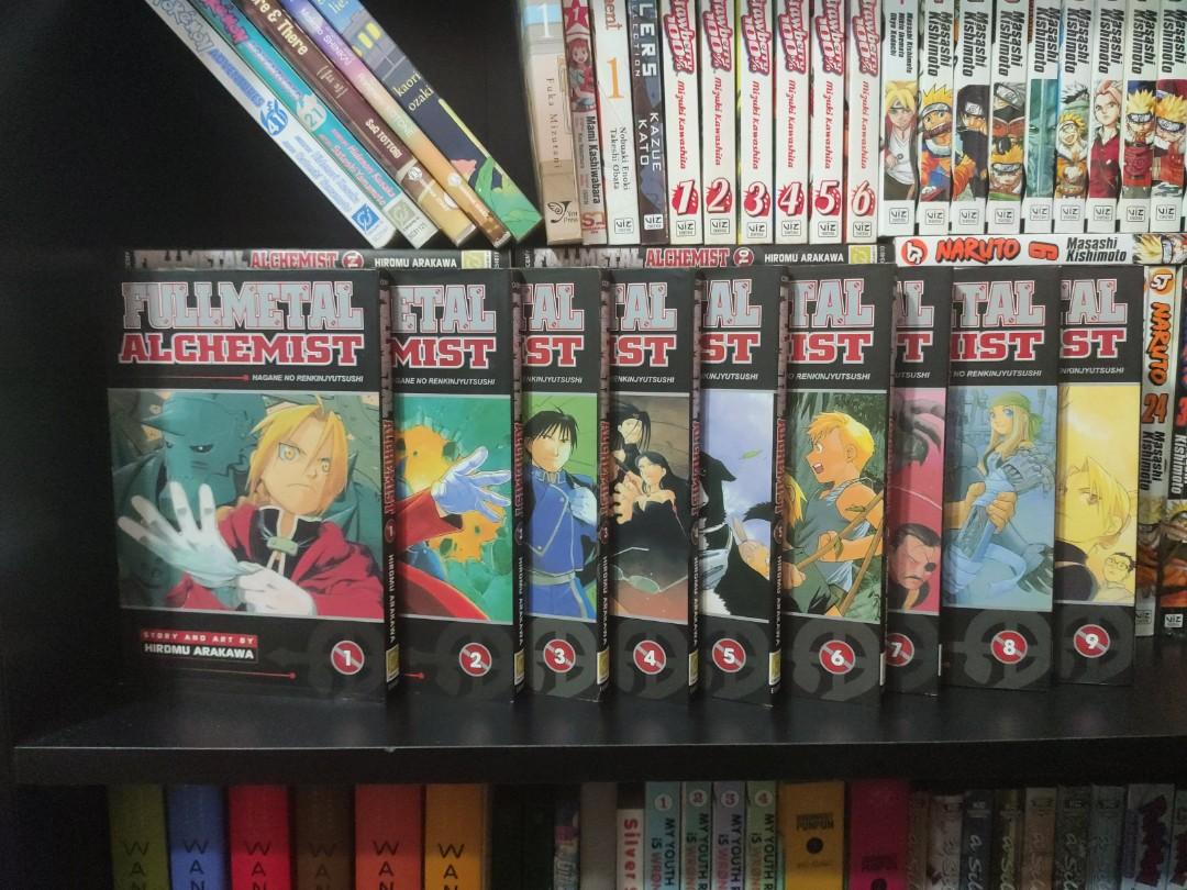 full metal alchemist manga set
