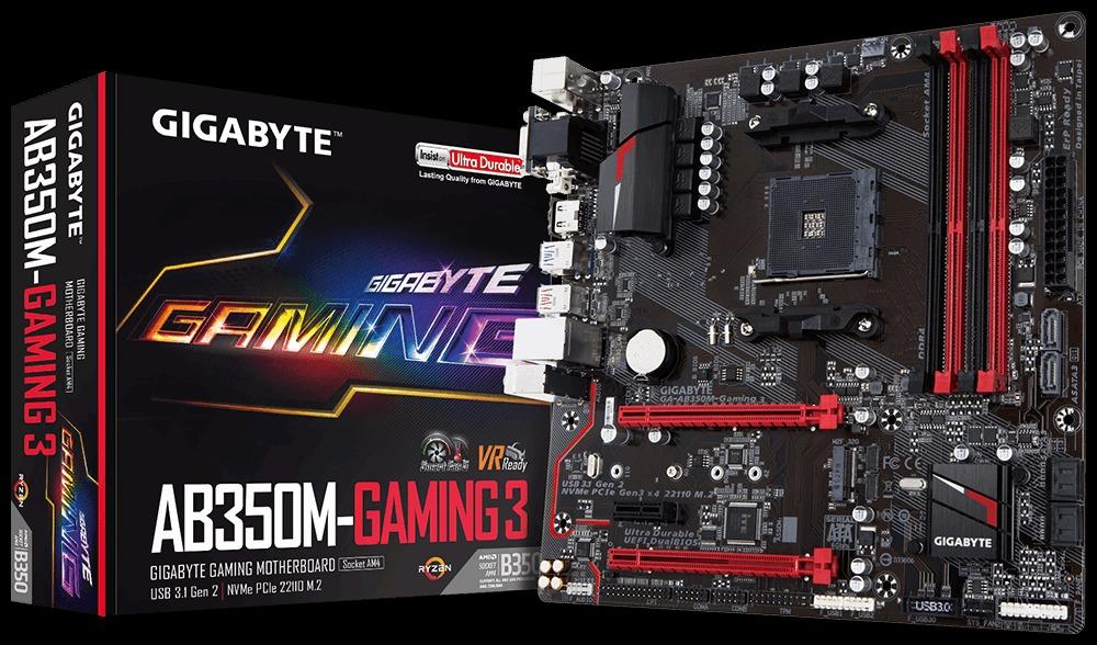 Gigabyte best sale ab350m gaming