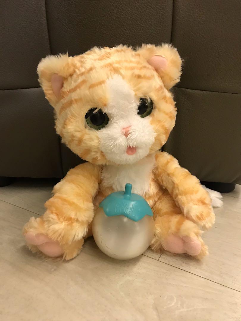 real soft toys cat