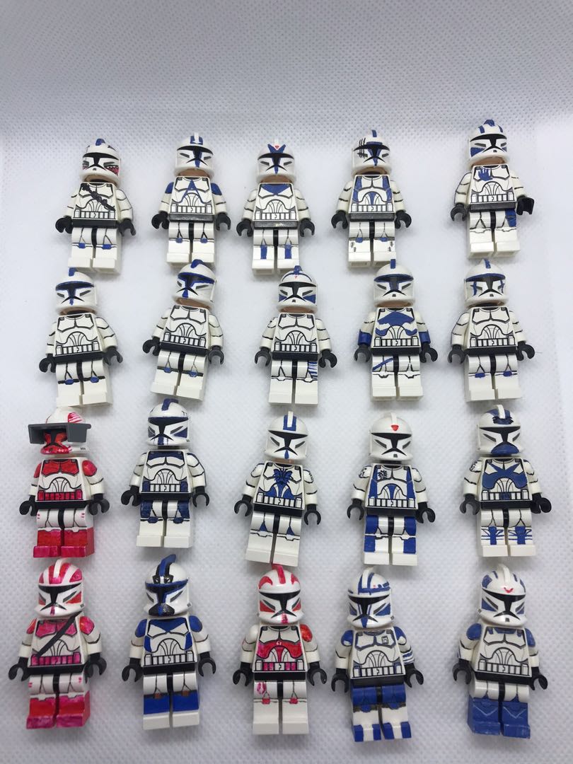 Lego custom clone trooper phase 1 人仔, 興趣及遊戲, 玩具 & 遊戲類 - Carousell
