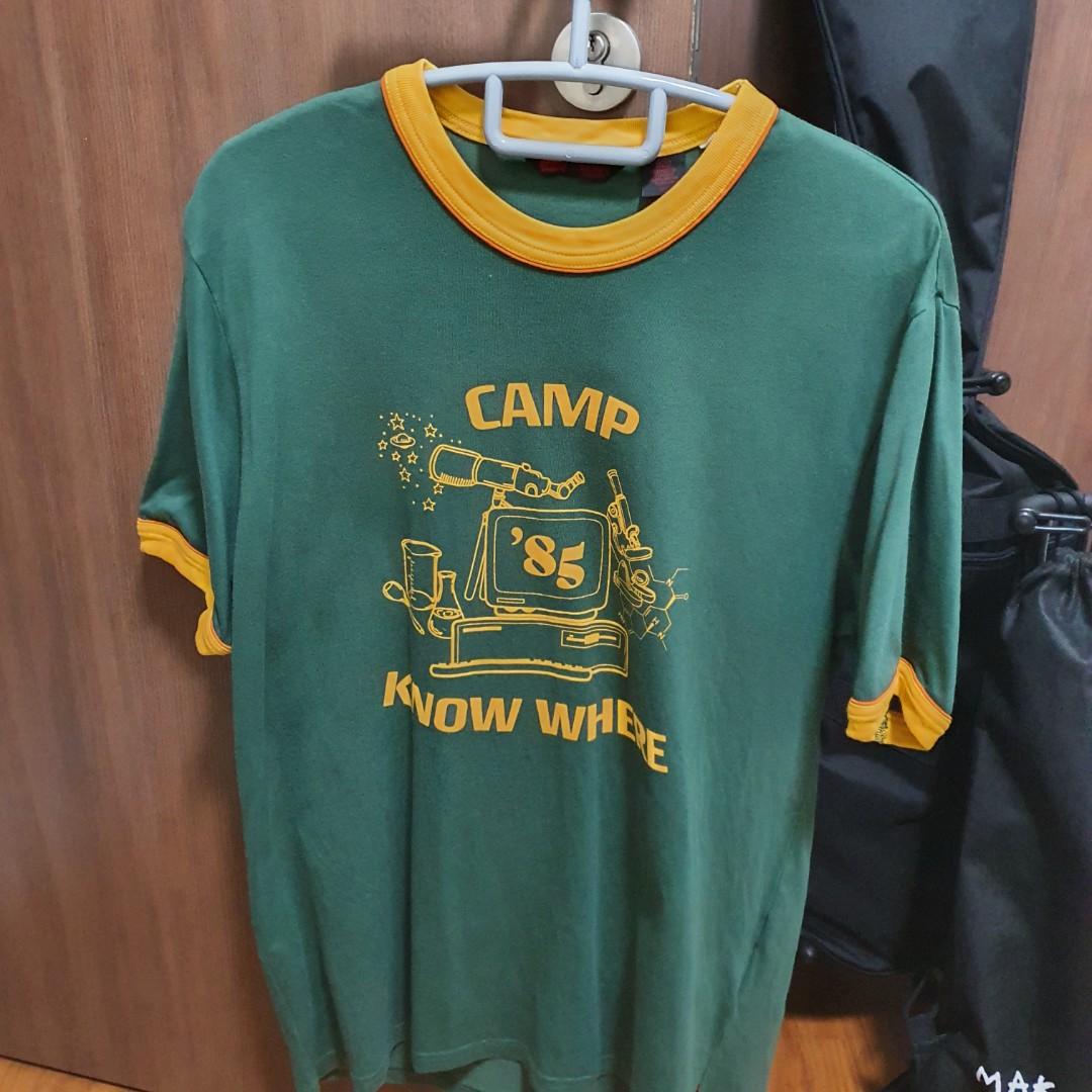 Levis Stranger Things Camp Knowhere ringer t-shirt, Men's Fashion, Tops &  Sets, Tshirts & Polo Shirts on Carousell