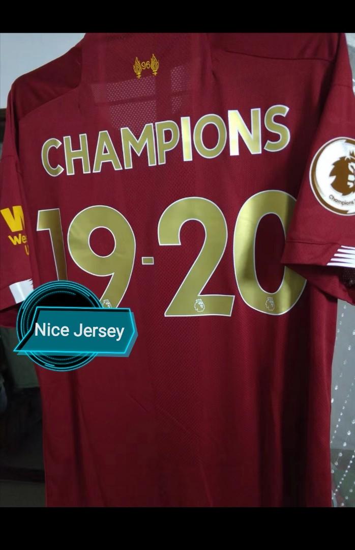 Liverpool Champion Jersey 19 20 Sports Sports Apparel On Carousell