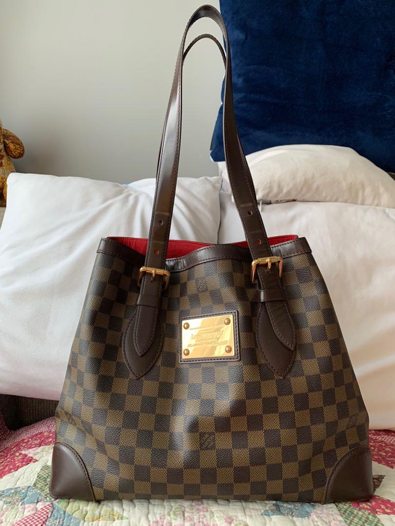 LV Bag Preloved Hampstead Tote bag MM, Women&#39;s Fashion, Bags & Wallets, Handbags on Carousell