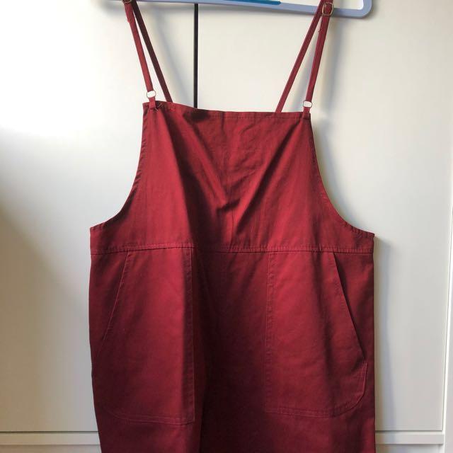 Maroon best sale overall shorts