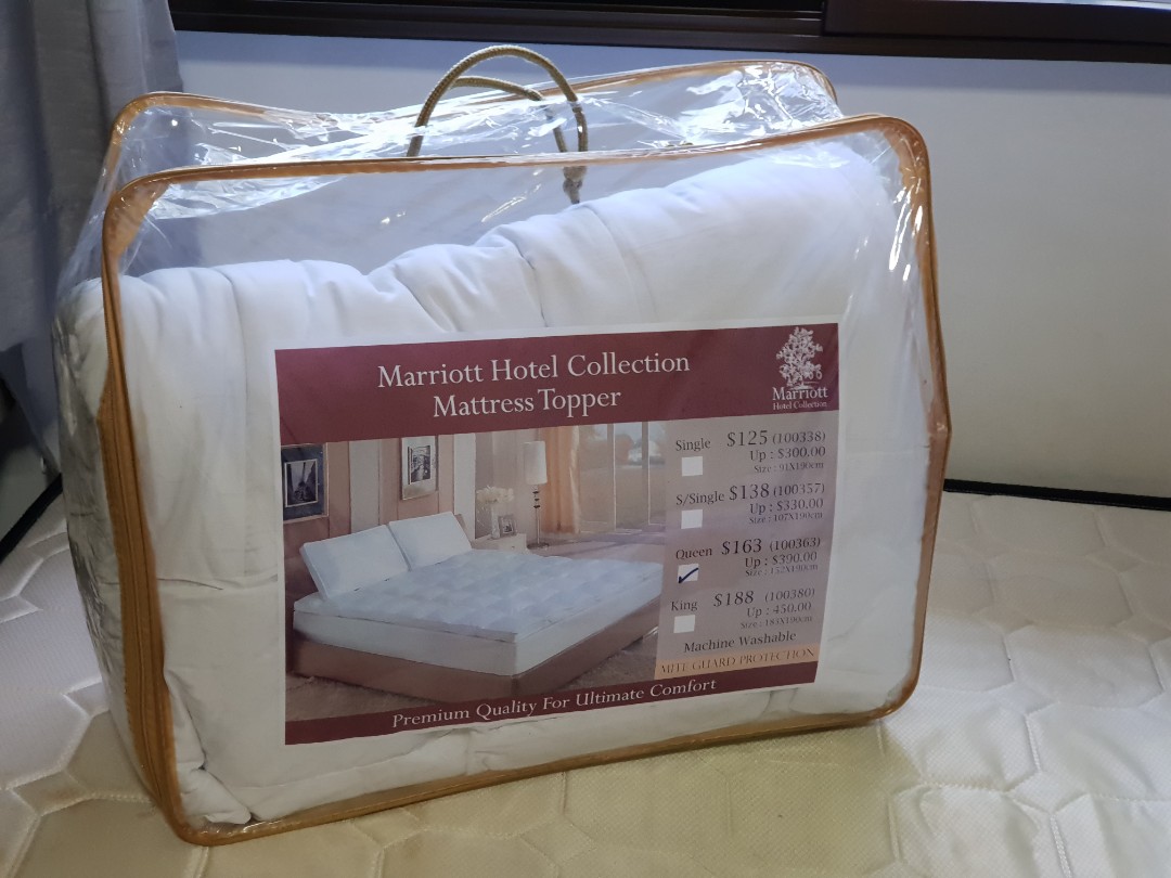 Marriott Hotel Collection Mattress Topper Furniture Beds Mattresses On Carousell