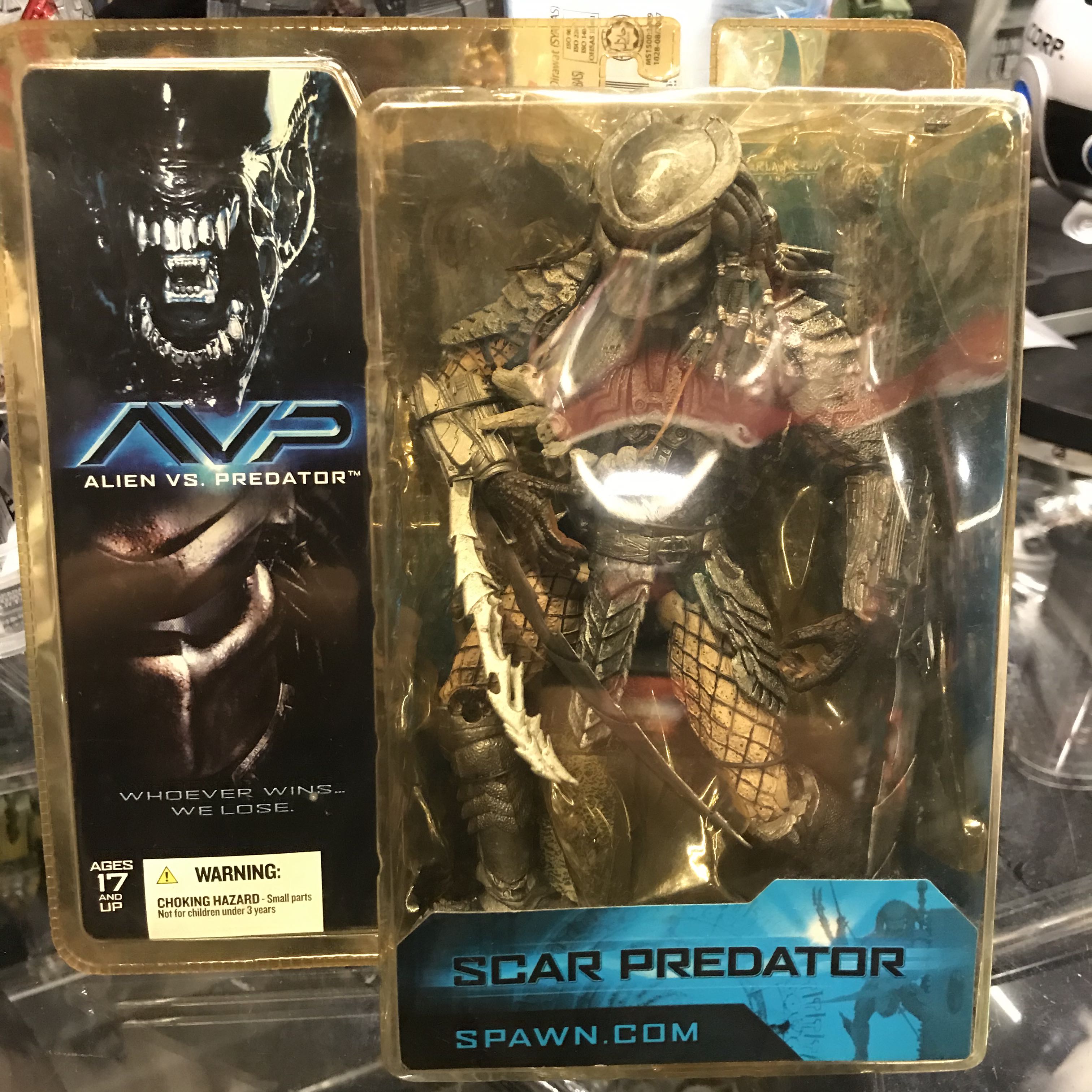 McFarlane AVP Alien VS Predator Scar Predator Action Figure Rare