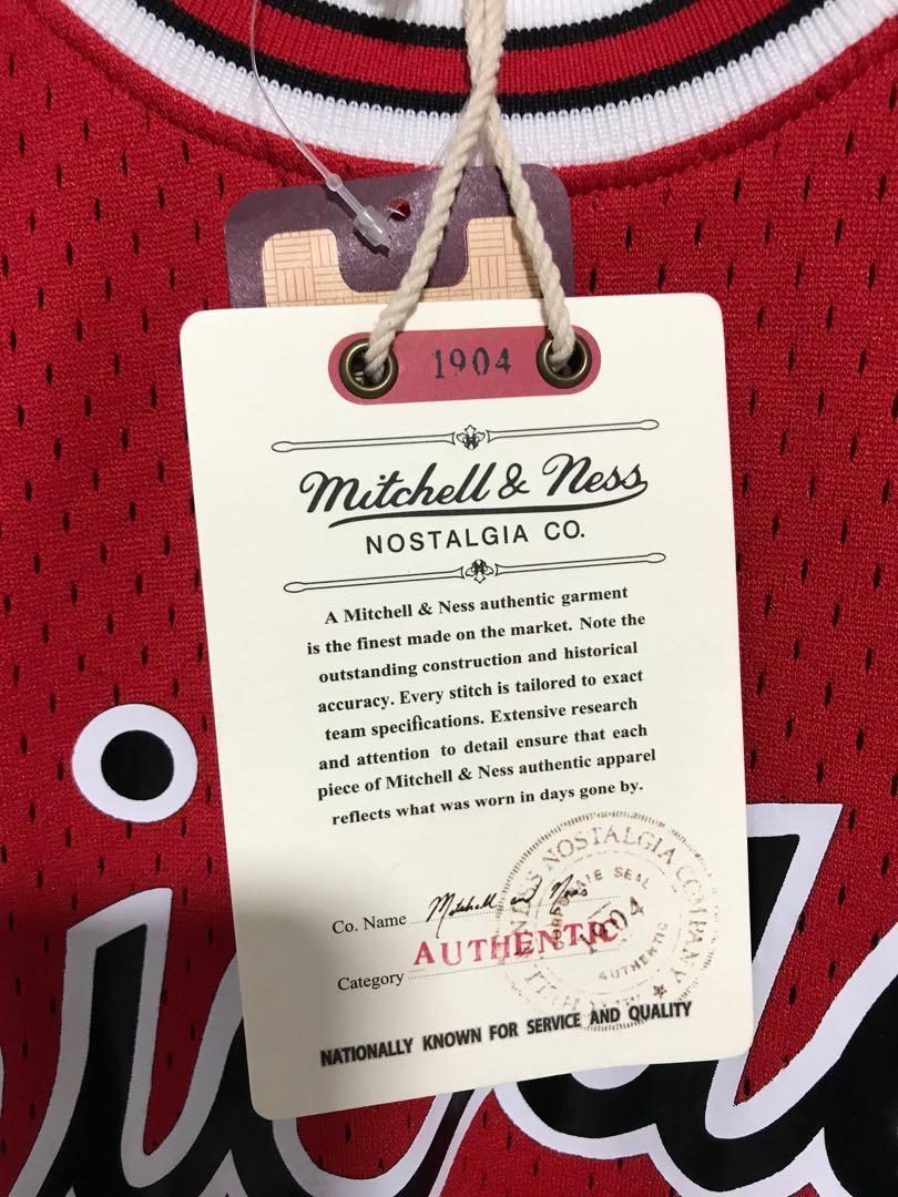 Michael Jordan Chicago Bulls Mitchell & Ness 1984-85 Hardwood Classics  Rookie Authentic Jersey - Red