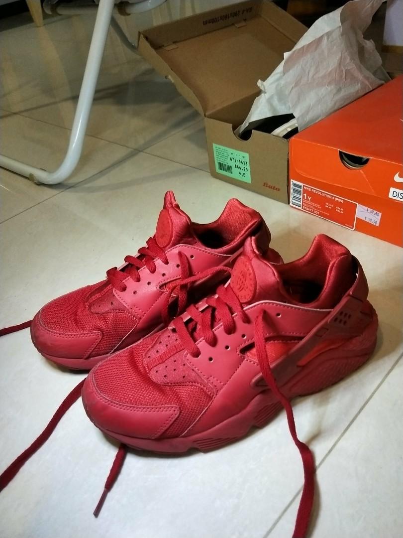 huaraches nike red