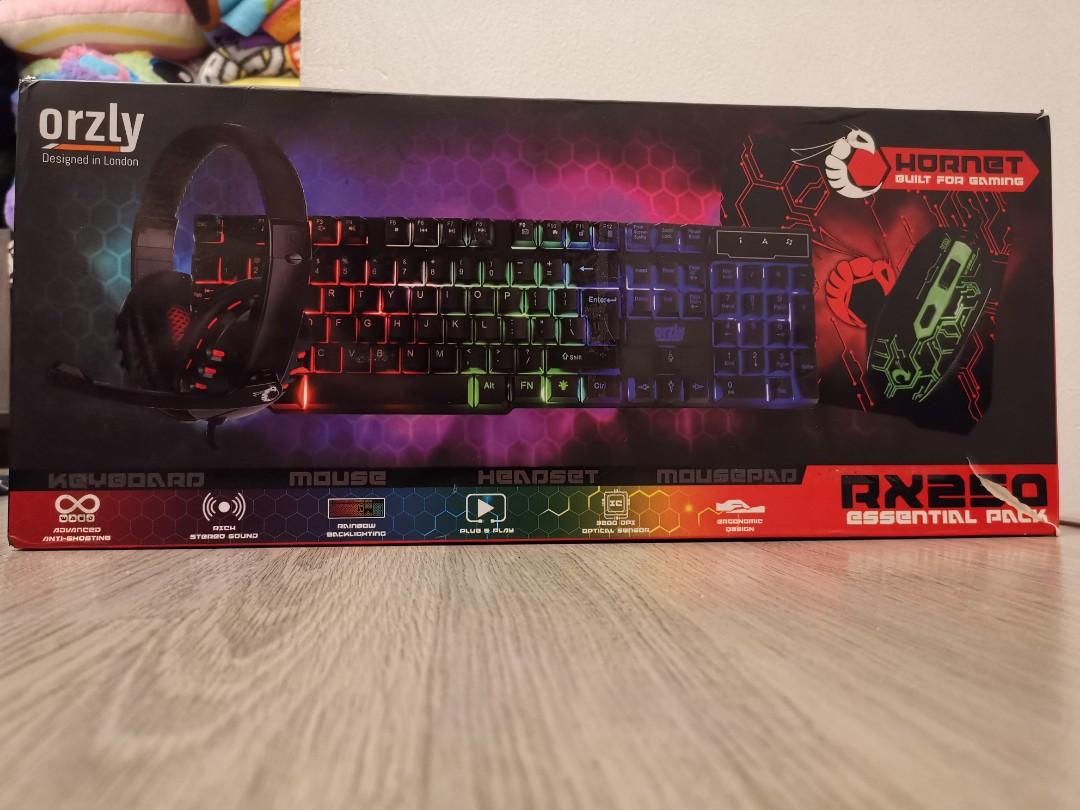 Orzly 4 in 1 Gaming Keyboard Set, Computers & Tech, Parts & Accessories