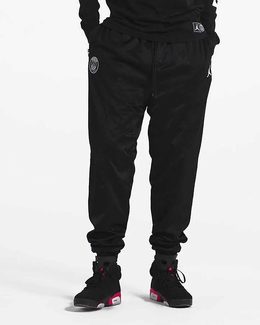 Nike Adults PSG X Jordan Woven Pants - Black | Life Style Sports IE