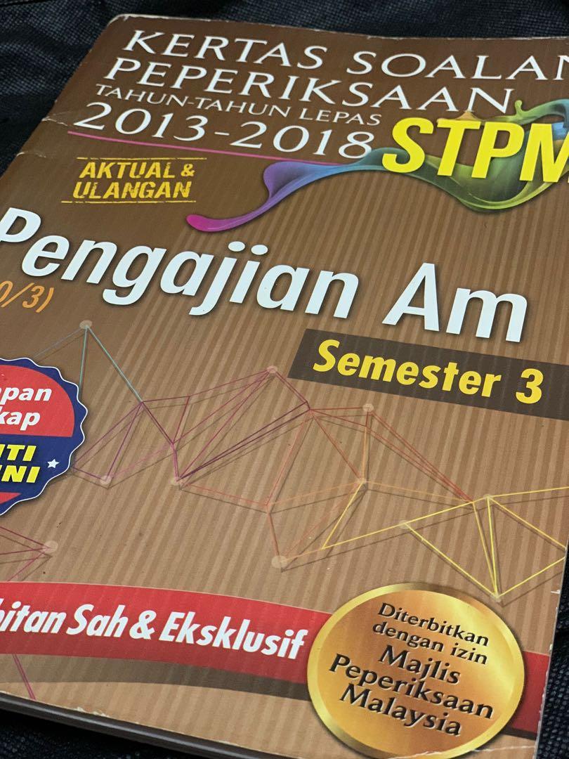 Pengajian Am Pyq Stpm Penggal 3 Books Stationery Books On Carousell