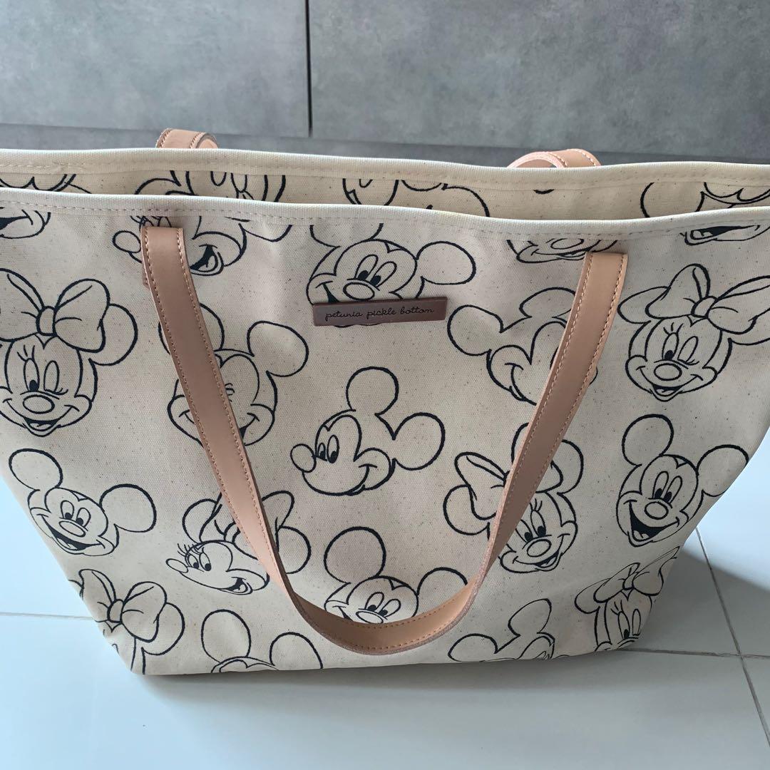 Petunia Pickle Bottom Downtown Tote Sketchbook Mickey Minnie