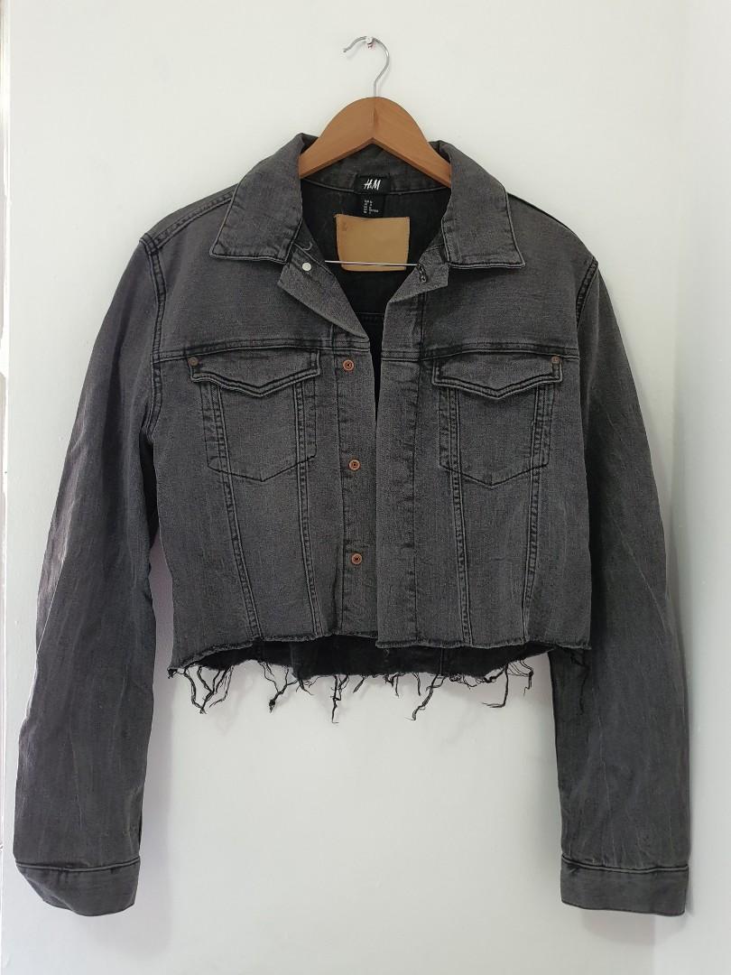 cropped denim jacket plus