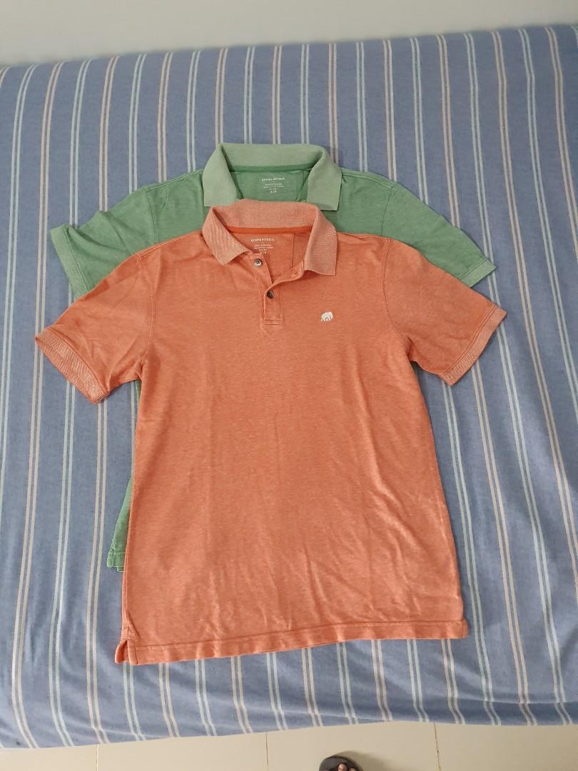 Polo Shirt Banana Republic Fesyen Pria Pakaian Atasan Di Carousell