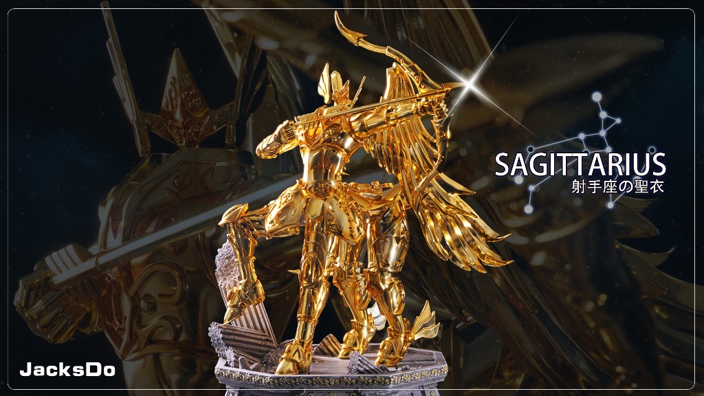 [PO]SAINT SEIYA: SAGITTARIUS - GOLD MYTH CLOTH EX SERIES #1 STATUE FIGURE