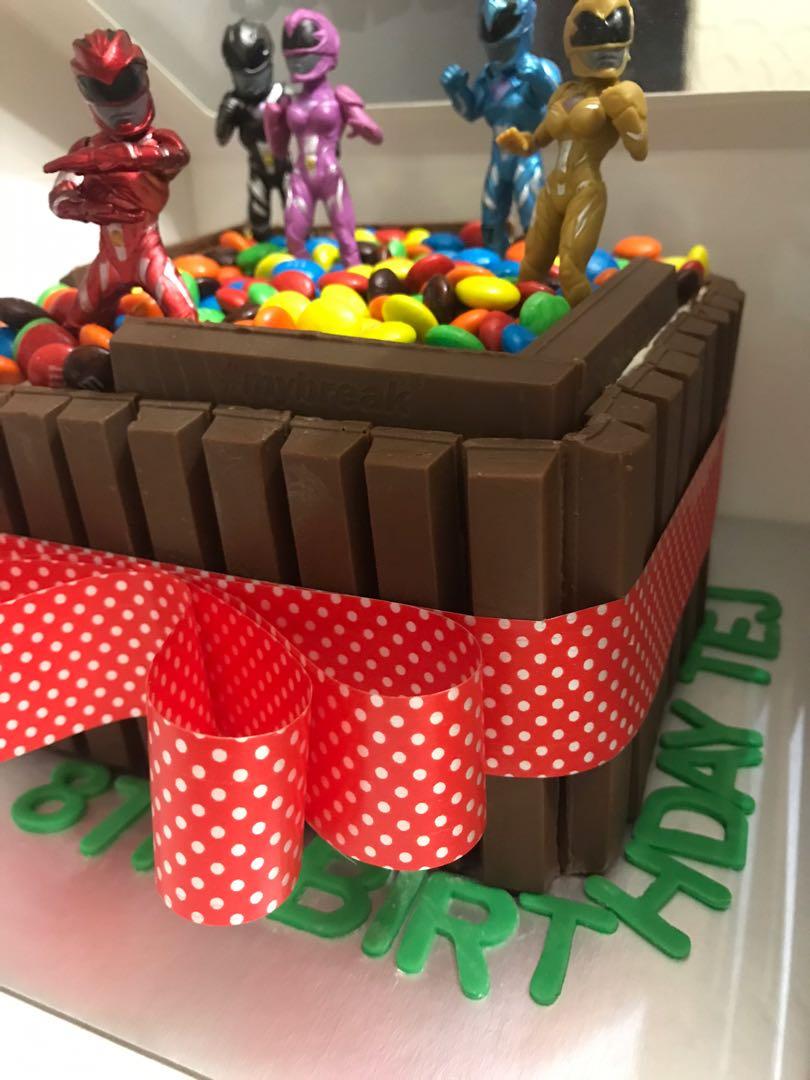 Rectangle Power Ranger Cake Power rangers cake, Furniture & Home Living, Kitchenware & Tableware ...