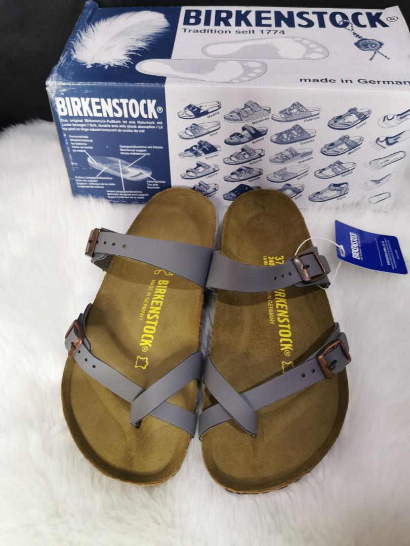 birkenstock arizona grå