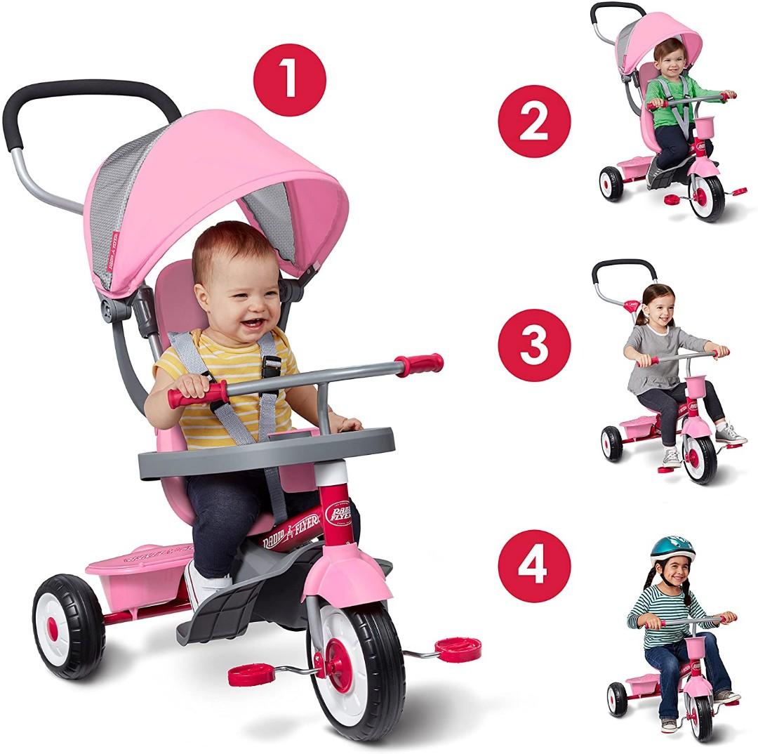 radio flyer tricycle pink