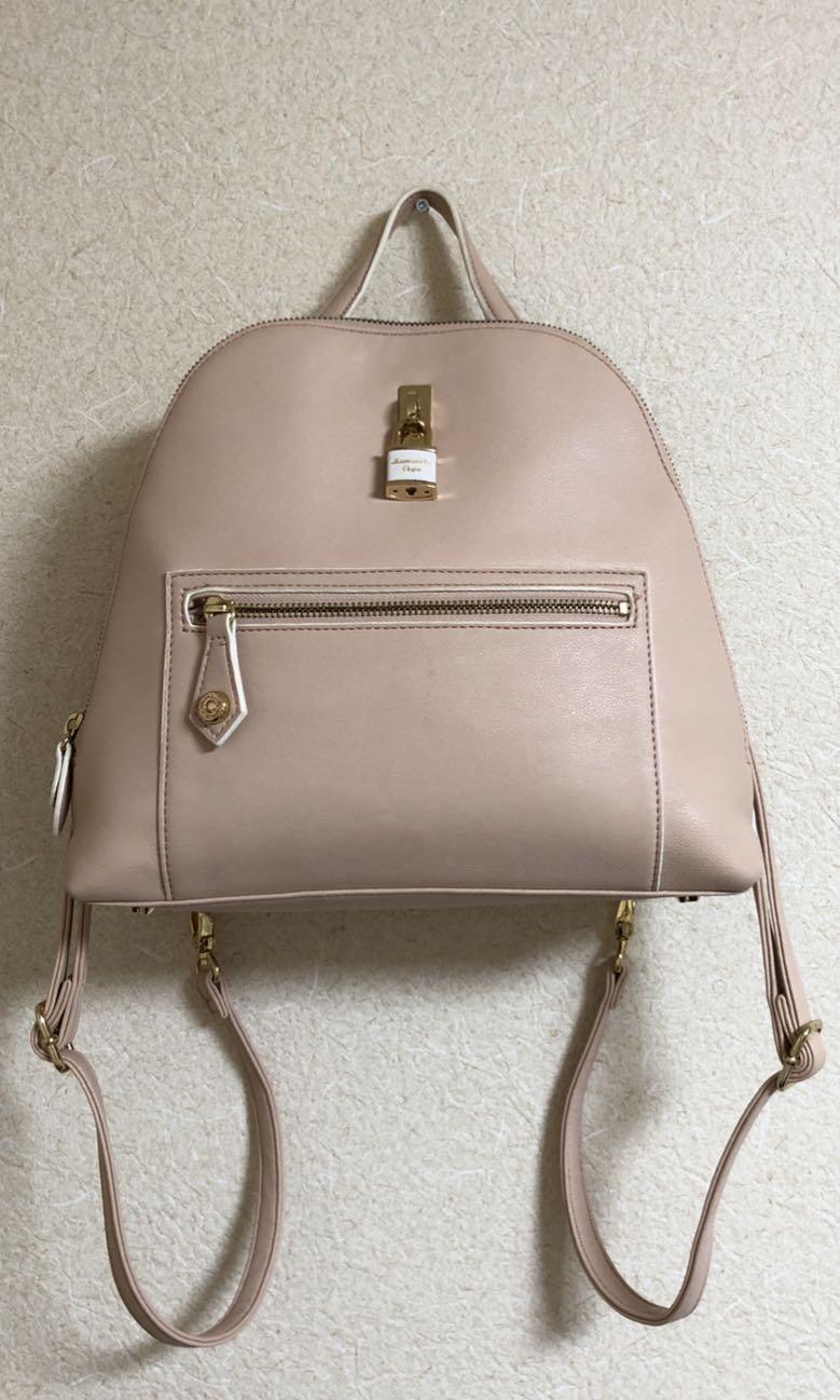 SAMANTHA VEGA light PINK BACKPACK (Category: Luxury Bags & Wallets) located in Quezon City. Submitted by grandeurluxe_ph (Listing ID 1023181301, Image 1). Description: ✅ in super good condition ✅ from 3800⬇️ 2500.