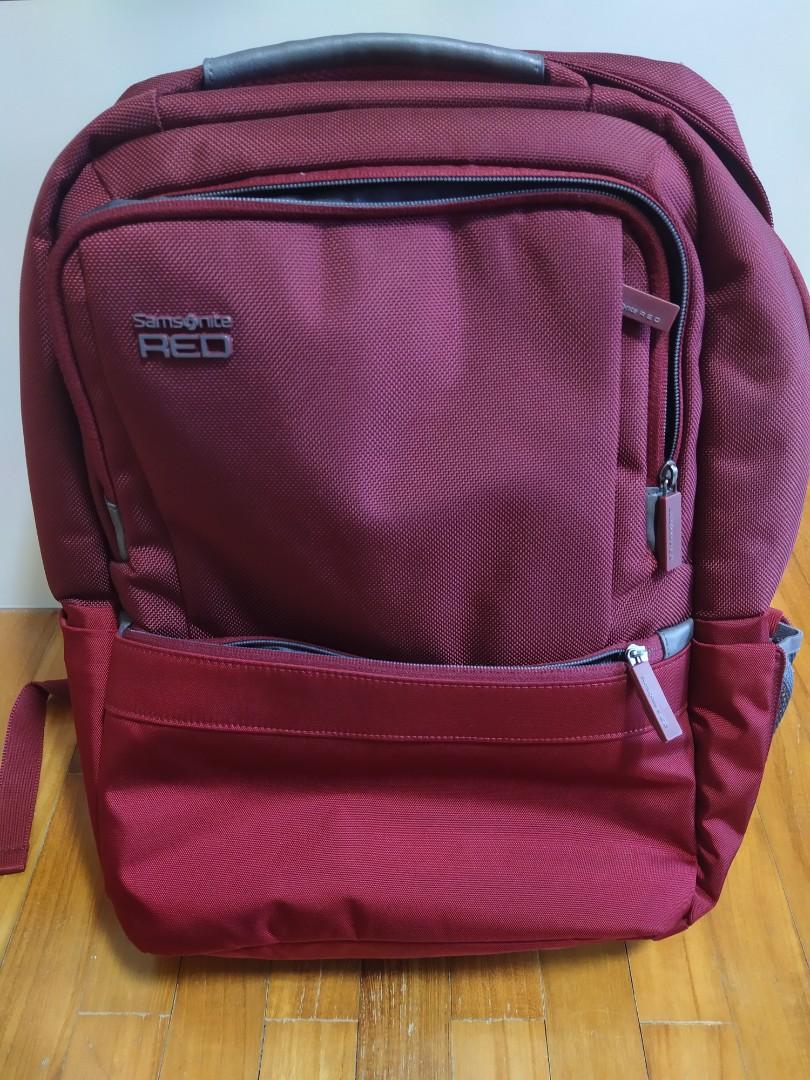 Samsonite Red laptop bag / backpack (price drop!), Women's Fashion