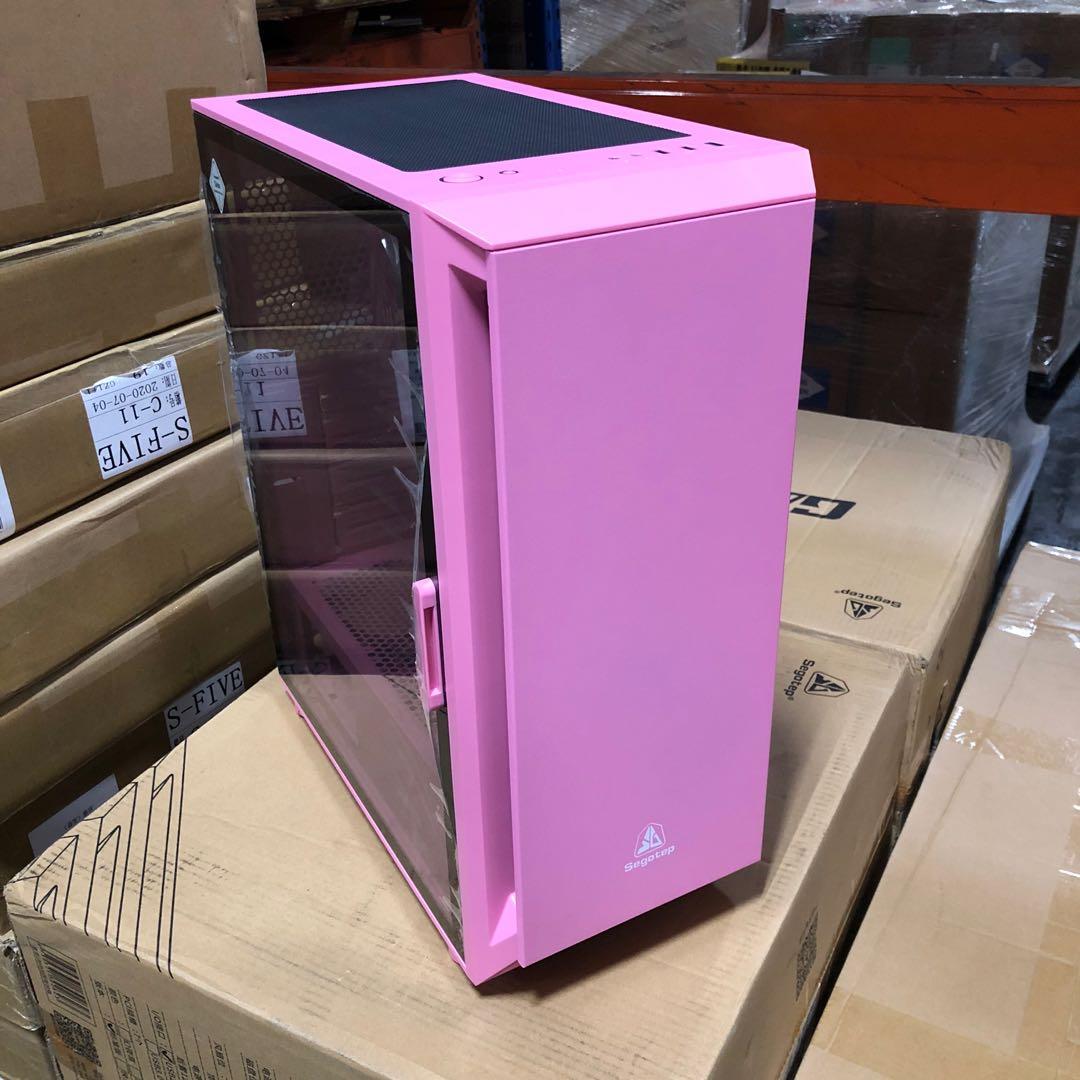 Segotep casing / atx case / pink case / pink casing, Electronics