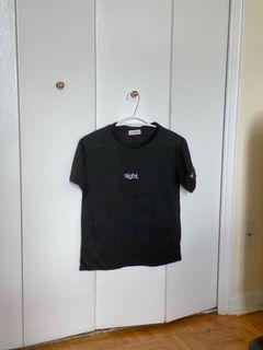 Simple black statement tee/tshirt/shirt/blouse