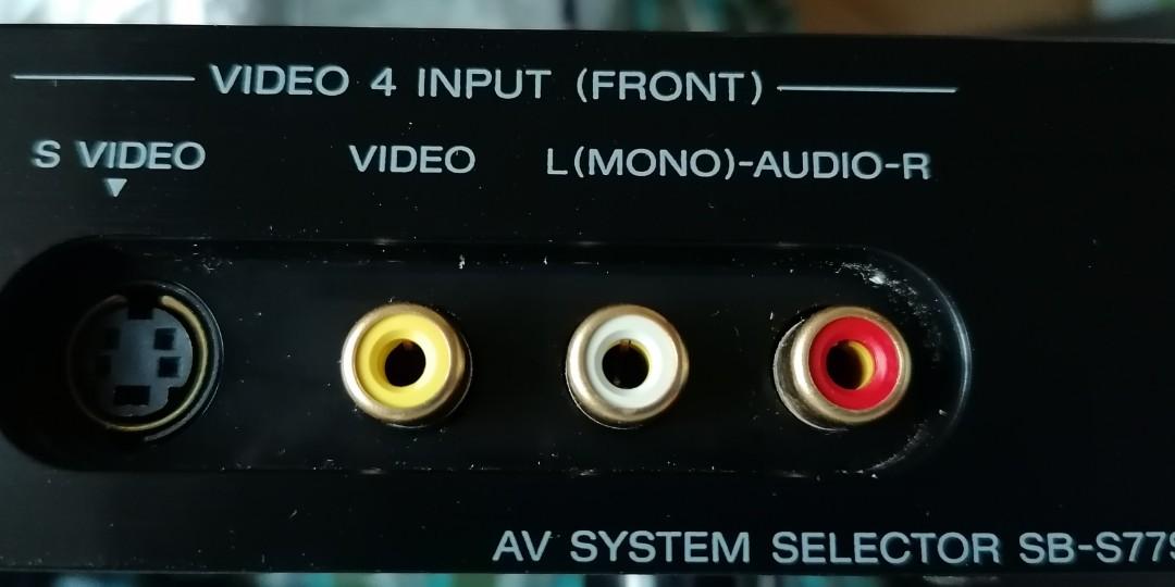 Sony AV System Selector SBS77S 索尼SBS77S 影音選擇器, 音響器材, 可攜式音響設備 Carousell