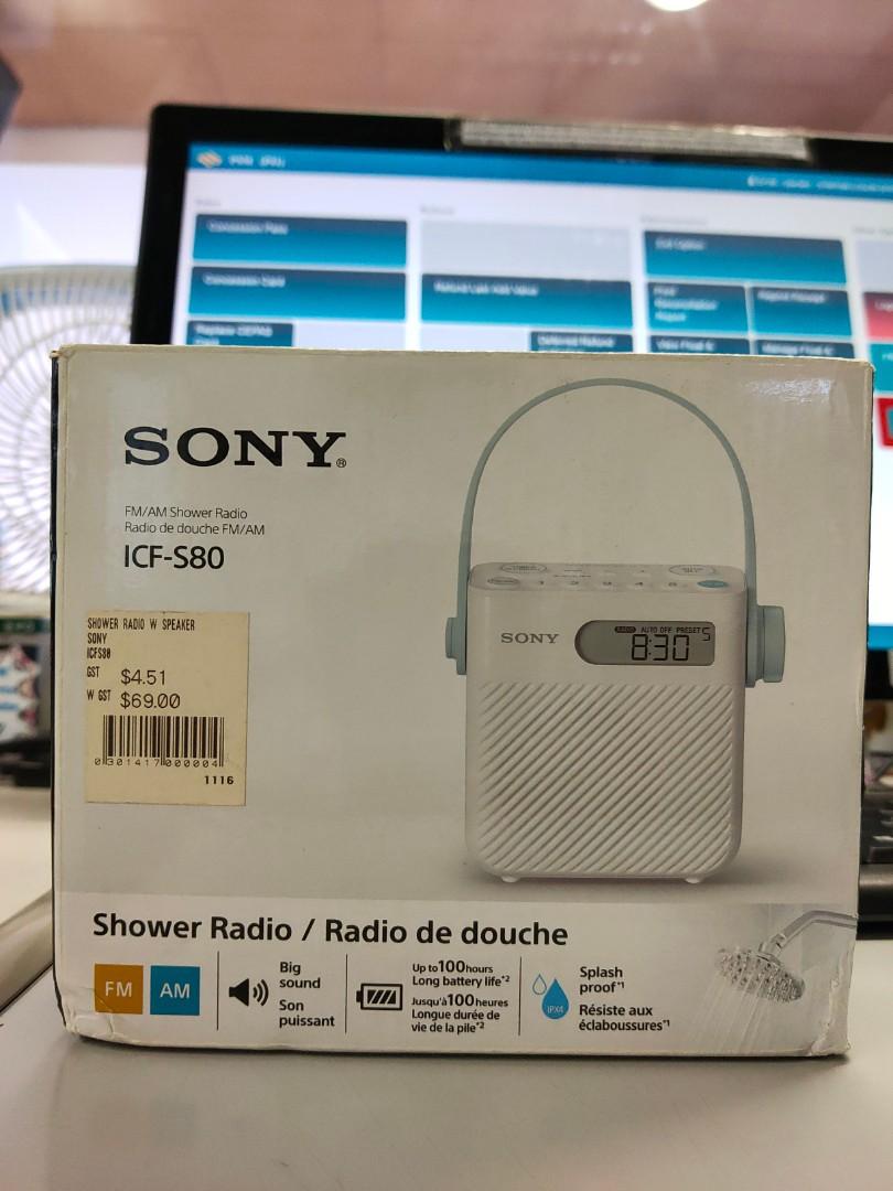 Sony Shower radio, Audio, Portable Music Players on Carousell