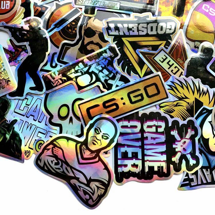(Stickers) 50pc CSGO Counter Strike Global Offensive Stream Video Games