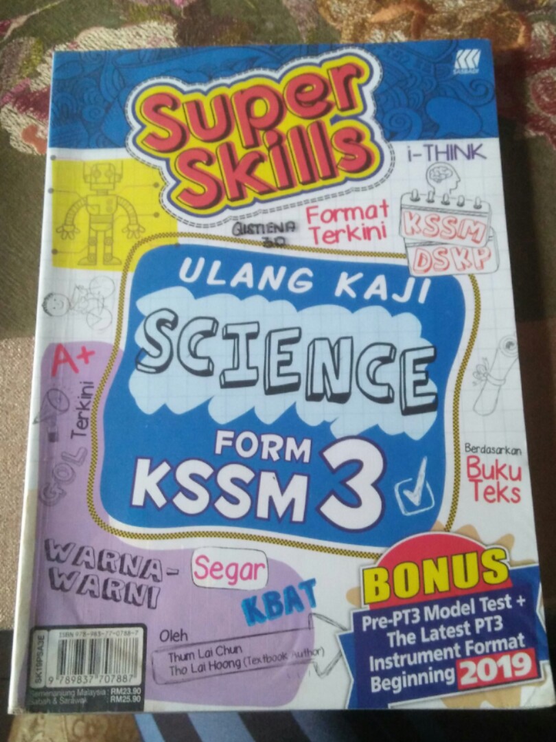 Super Skills Kssm Pt3 Science Form 3 Textbooks On Carousell