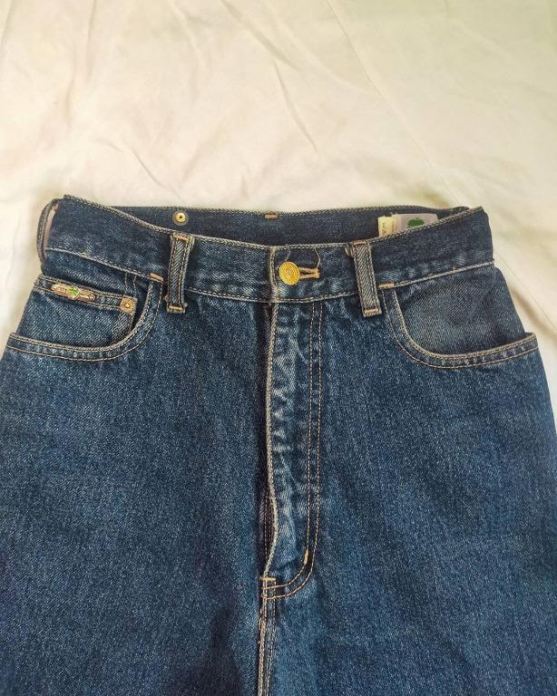 Texwood Apple Vintage Super High-Waisted Mom Jeans with Gold Hardware ...