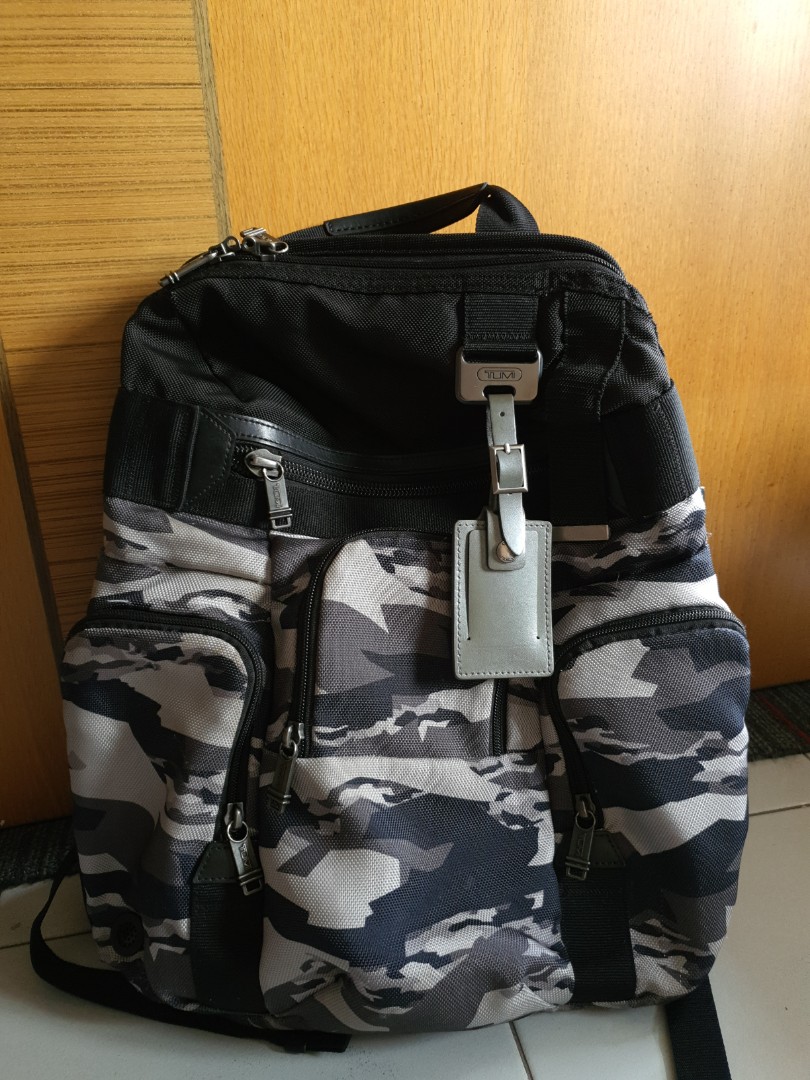 tumi camouflage backpack