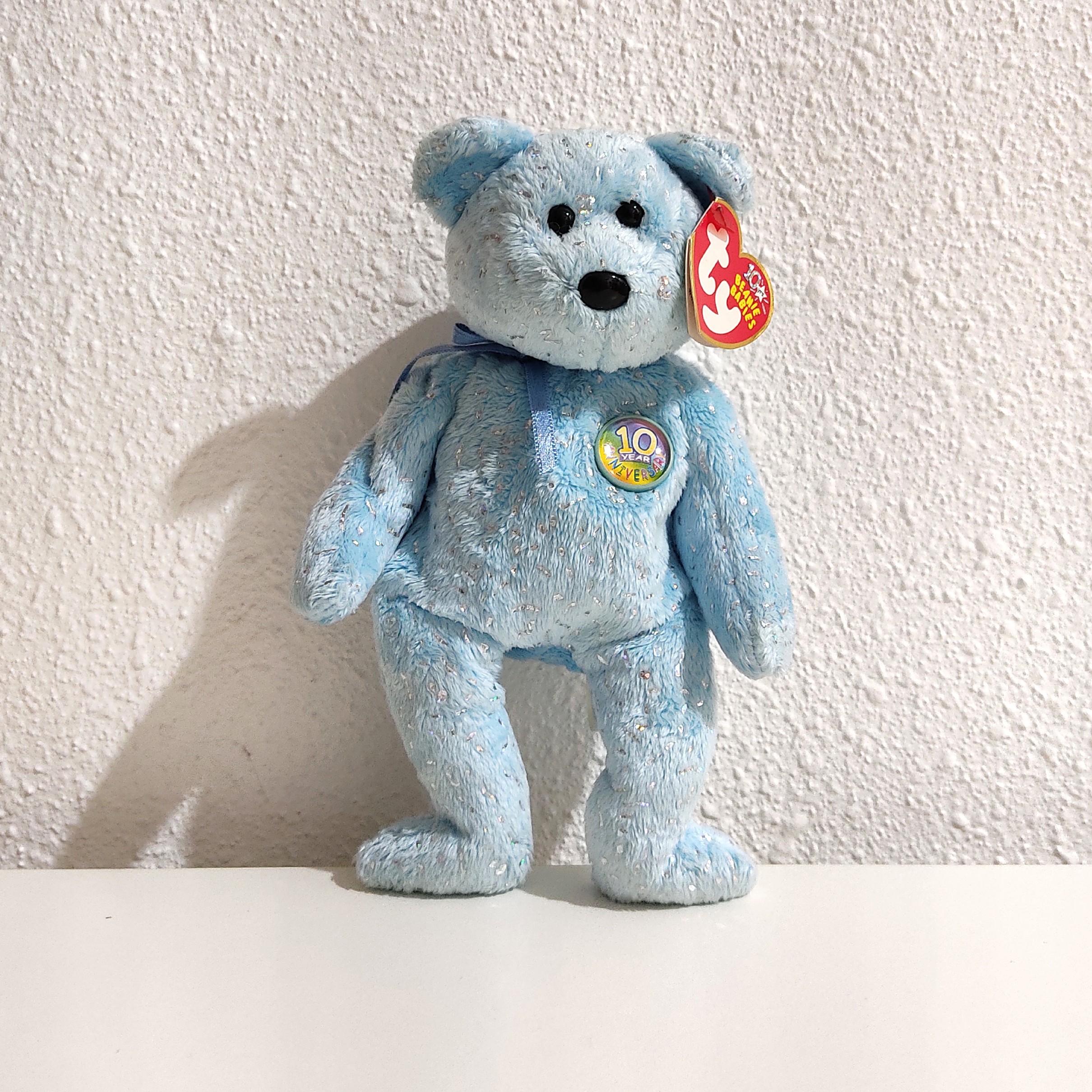 ty blue teddy bear