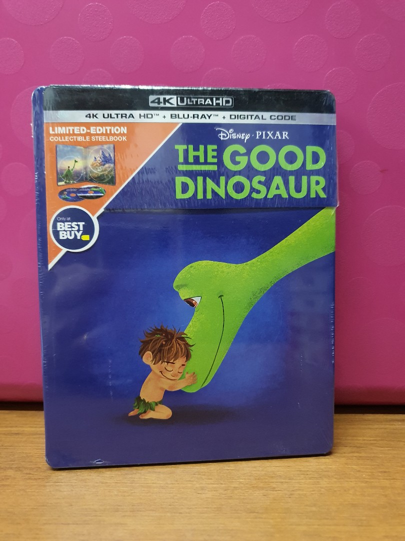 Usa Blu Ray 4K Uhd - Good Dinosaur, The Steelbook (Best Buy Exclusive,  Disney, Pixar, Atmos) , Tv & Home Appliances, Tv & Entertainment, Tv Parts  & Accessories On Carousell