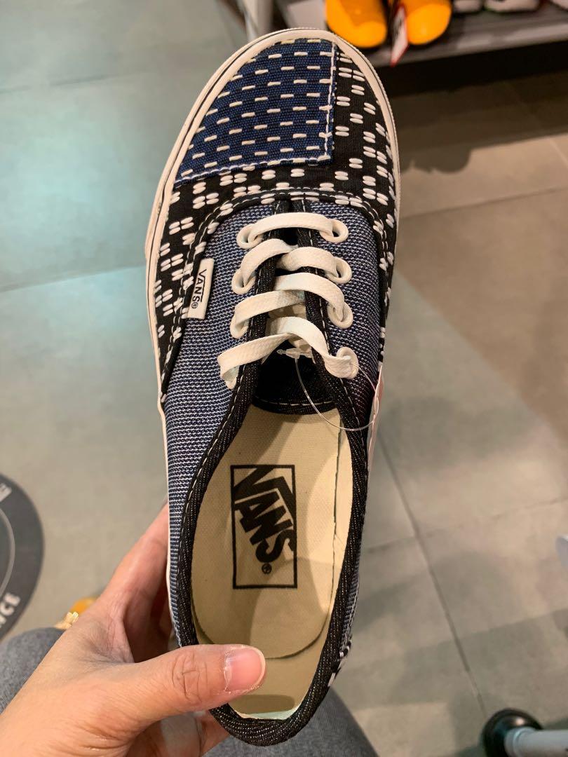 vans authentic patchwork denim