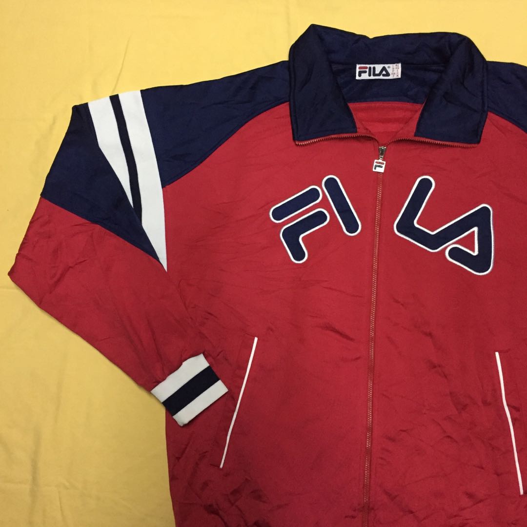 vintage fila track jacket