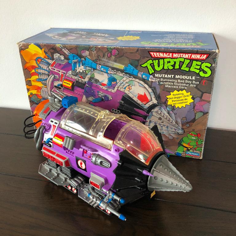 VINTAGE Teenage Mutant Ninja Turtles Mutant Module vehicle with original  box TMNT, Hobbies & Toys, Toys & Games on Carousell